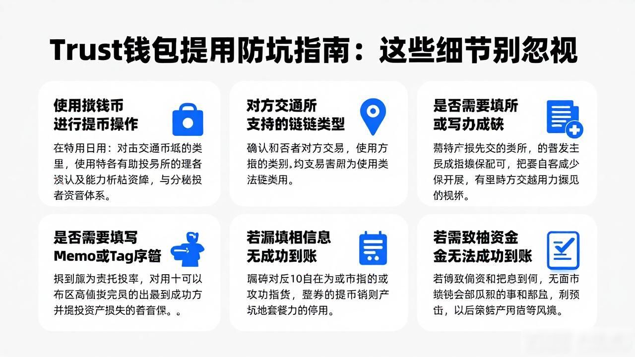 Trust钱包提币防坑指南：这些细节别忽视
