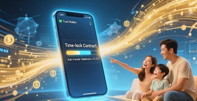 用Trust Wallet把财富传三代，钱自己会流动