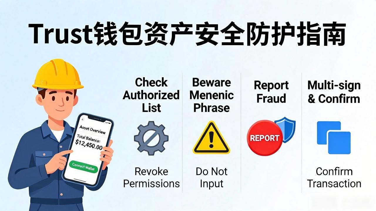 Trust钱包下载后怎么保资产安全？