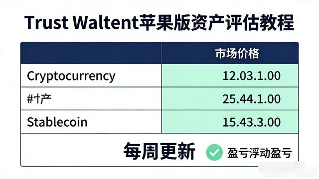 Trust Wallet苹果版资产评估教程