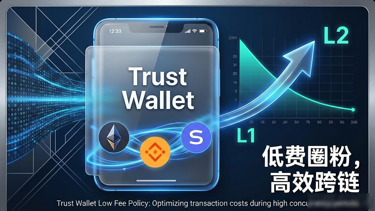 Trust钱包凭低费政策圈粉无数