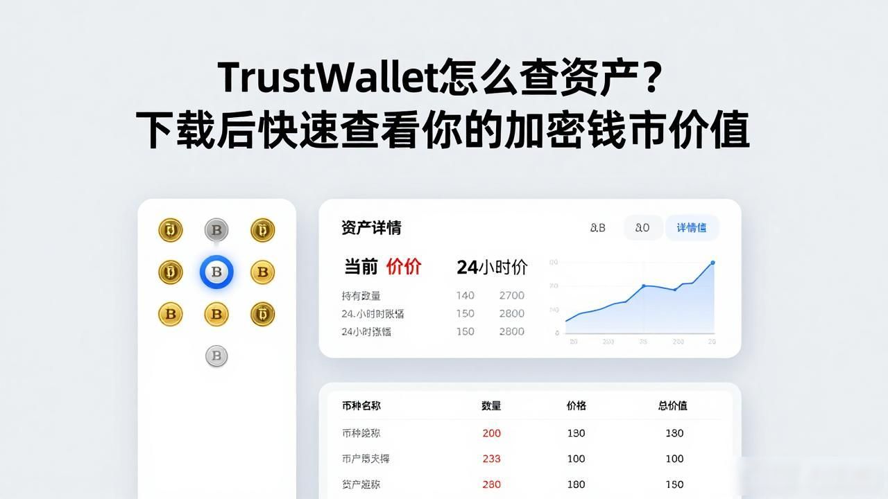 Trust Wallet怎么查资产？下载后快速查看你的加密钱包价值