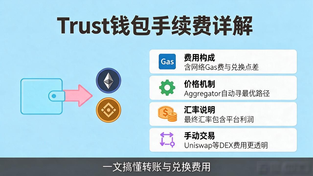 使用Trust钱包的手续费详解 Trust Wallet手續費怎麼算？一文搞懂轉帳和交換費用