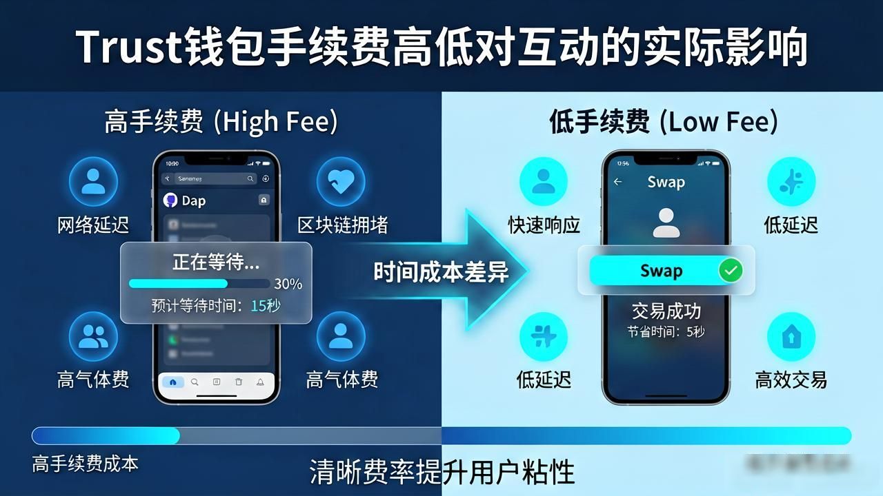 Trust钱包手续费高低对互动的实际影响