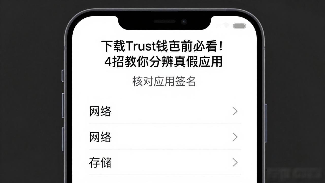 下载Trust钱包前必看！4招教你分辨真假应用