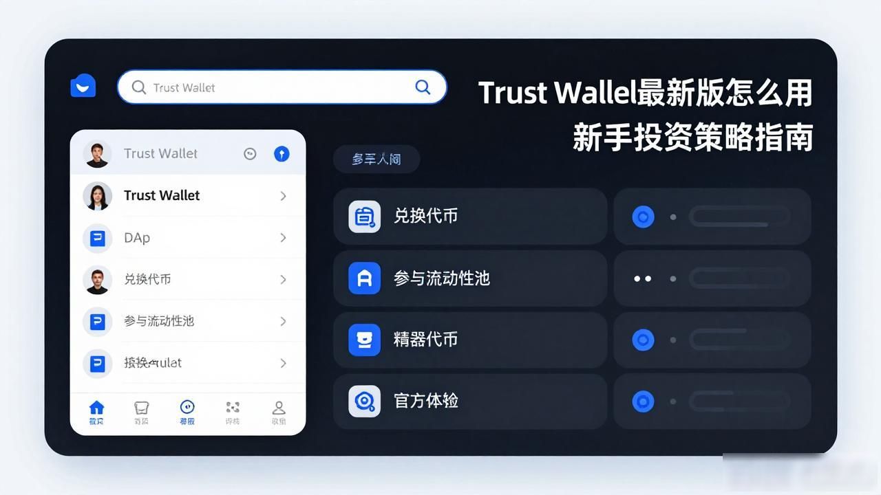 Trust Wallet最新版怎么用 新手投资策略指南