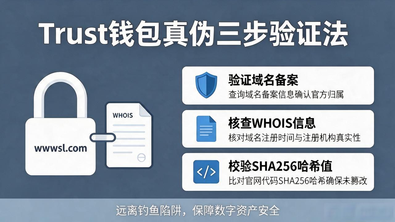 如何辨别Trust钱包真伪：三步技术验证法避开钓鱼陷阱