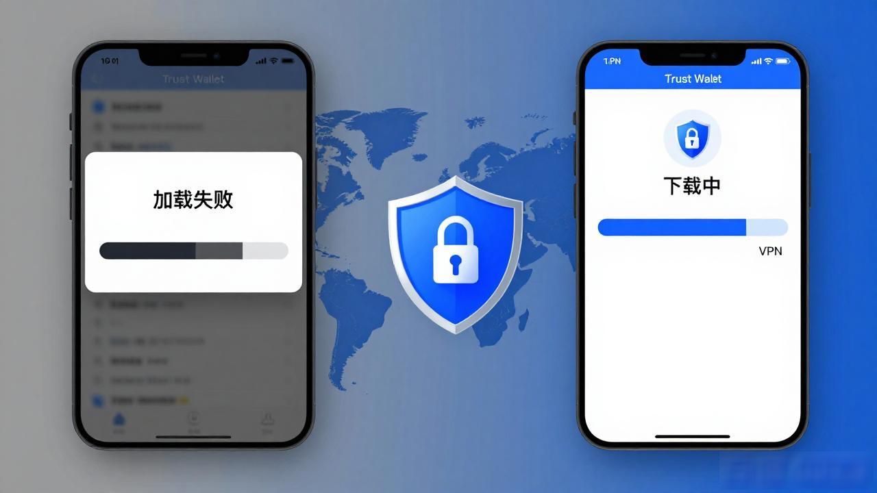 User perspectives： Trust Wallet downloads with and without VPN Trust Wallet下载实测：有无VPN的真实体验对比