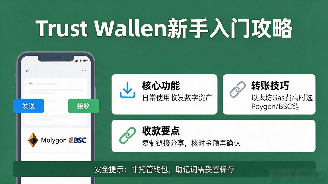 Trust Wallet怎么用？新手入门攻略，安全托管数字资产