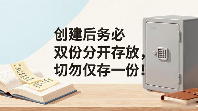 Trust钱包注册时，助记词怎么创建与保存才安全？