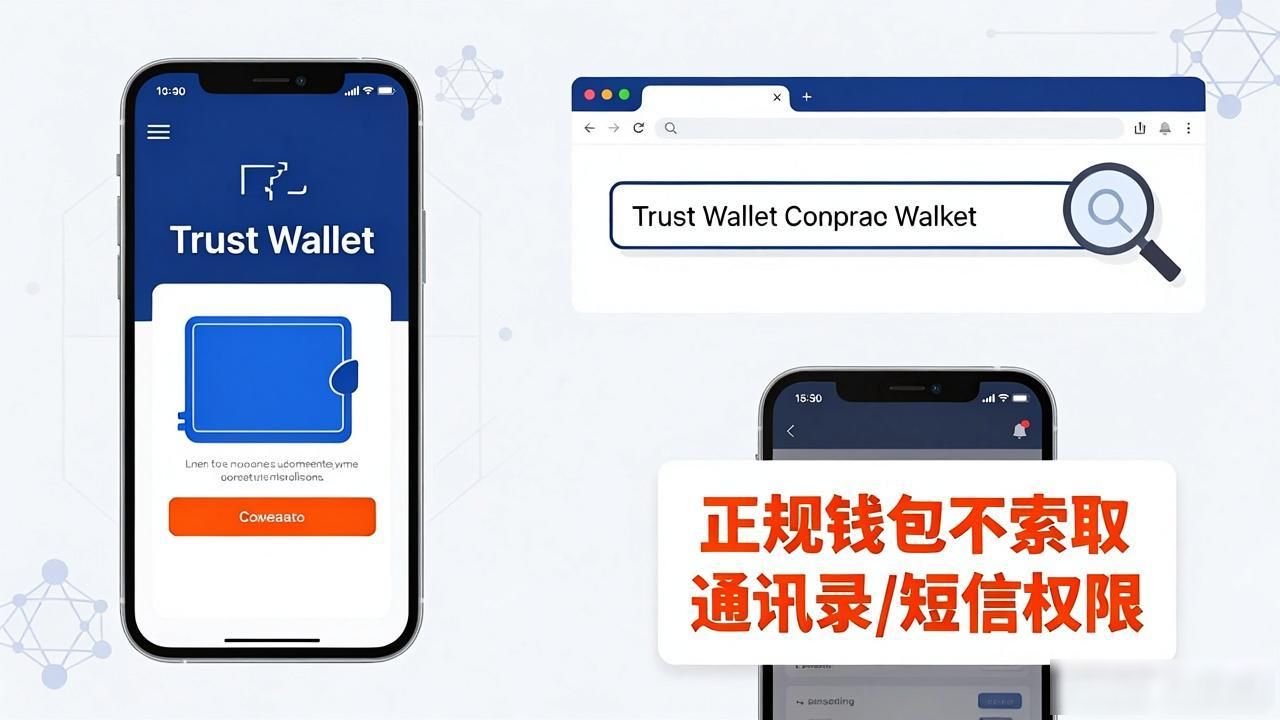 去Trust官网下载钱包，三招识破假冒应用