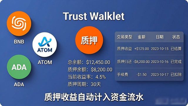 Trust Wallet怎么管理多种资产？资金流水怎么看