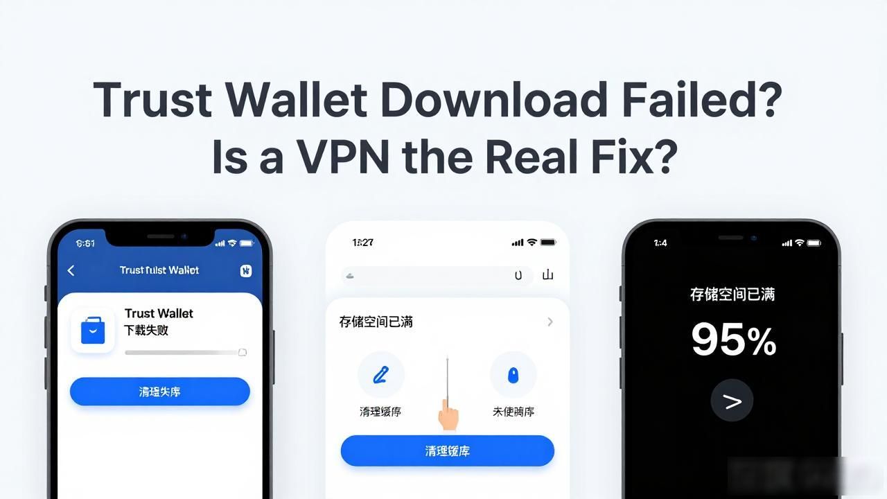 Trust Wallet Download Failed? Is a VPN the Real Fix?