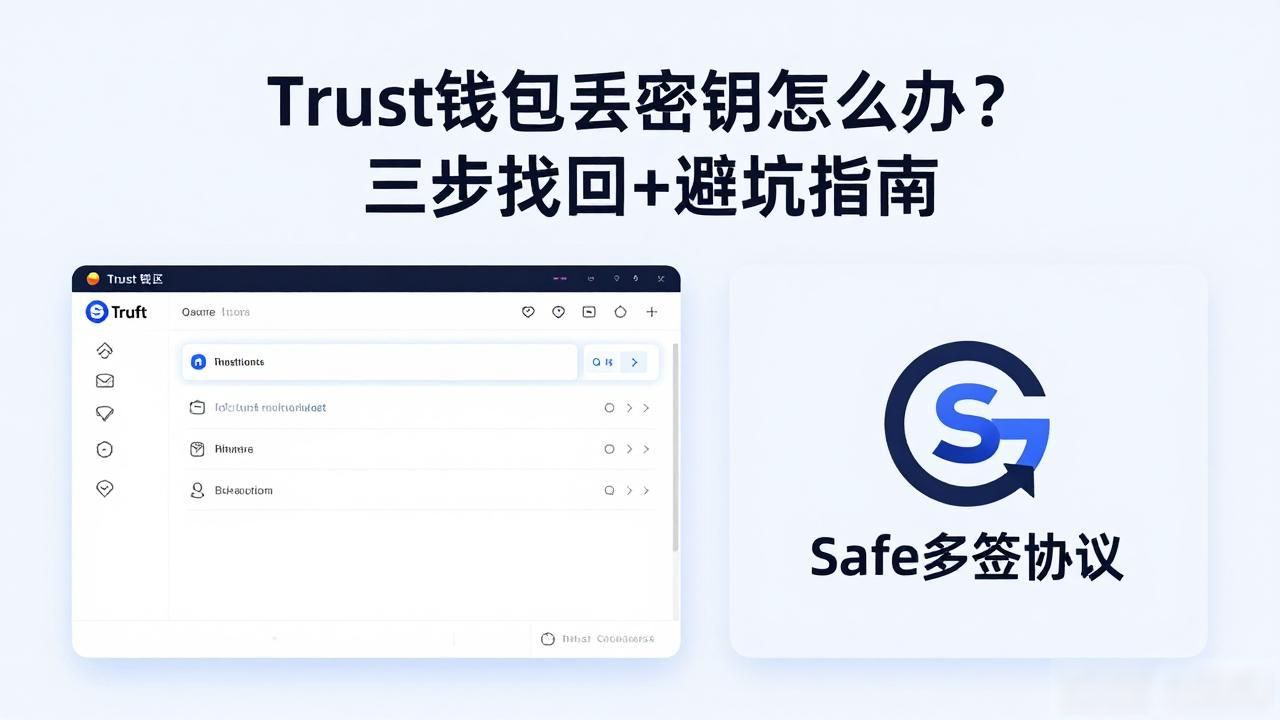 Trust钱包丢密钥怎么办？三步找回+避坑指南