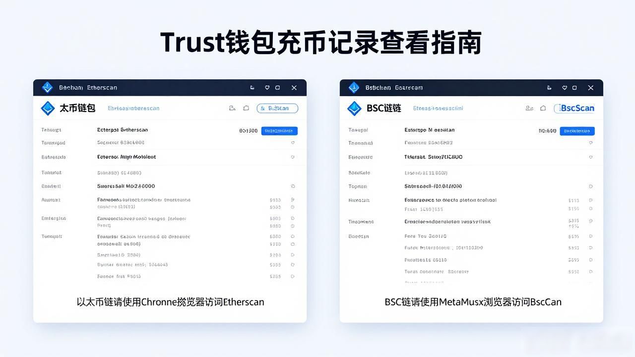 Trust钱包充币记录查看指南
