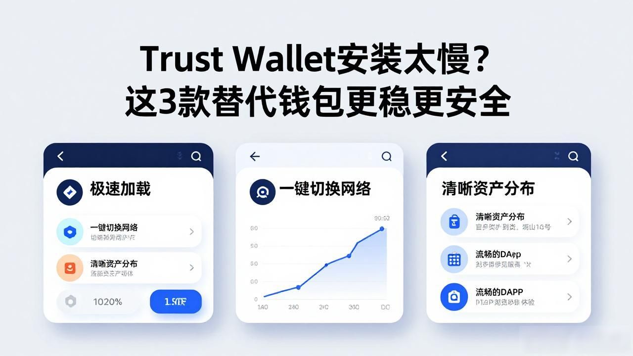 Trust Wallet安装太慢？这3款替代钱包更稳更安全