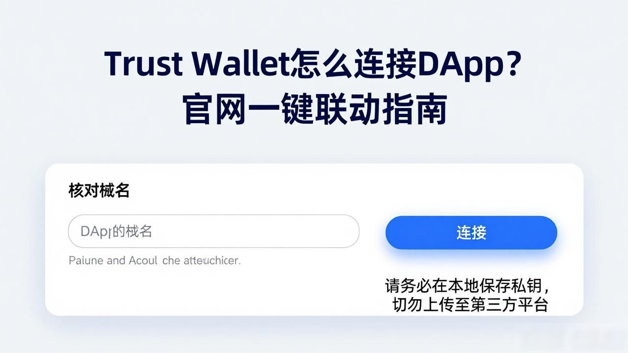 Trust Wallet怎么连接DApp？官网一键联动指南