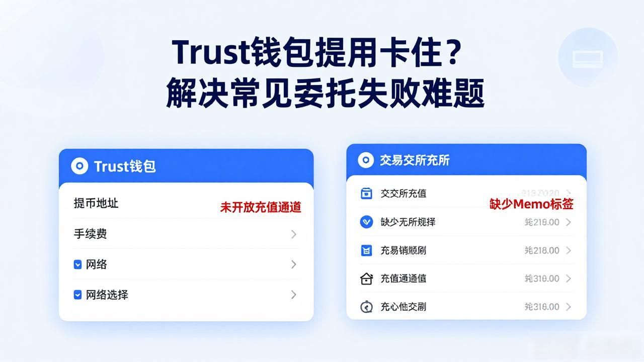 Trust钱包提币卡住？解决常见委托失败难题
