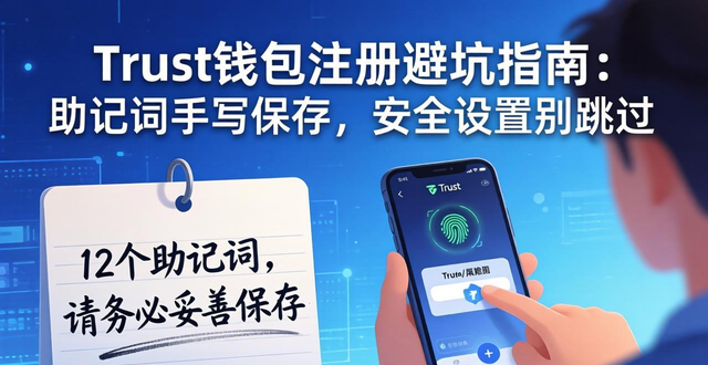 Trust钱包注册避坑指南：助记词手写保存，安全设置别跳过