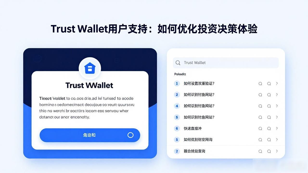 Trust Wallet用户支持：如何优化投资决策体验