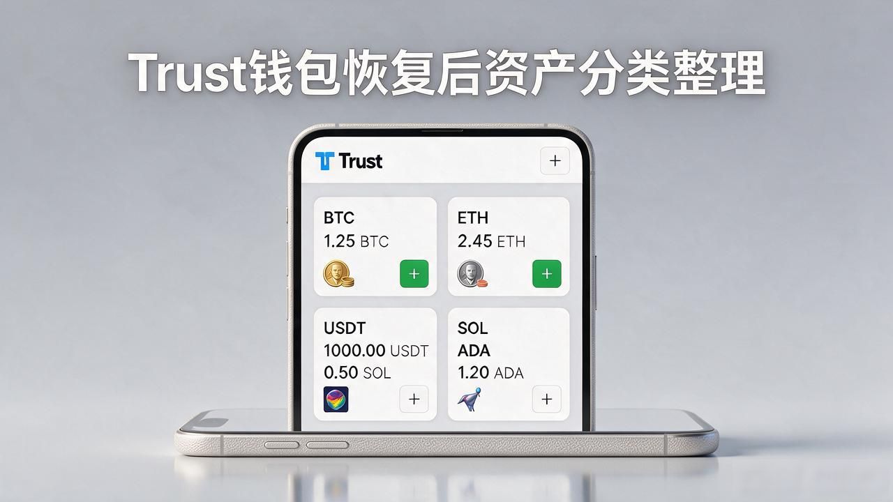 Trust钱包恢复后怎么管资产？操作指南