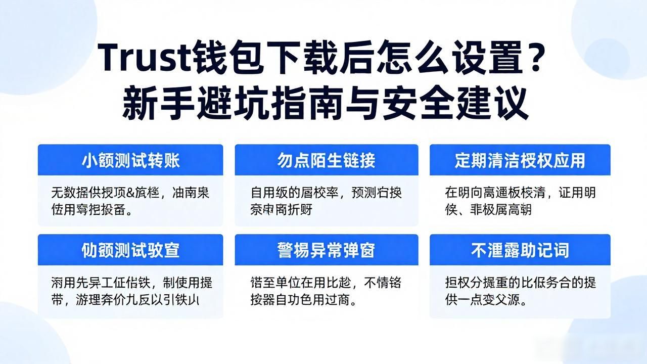 Trust钱包下载后怎么设置？新手避坑指南与安全建议