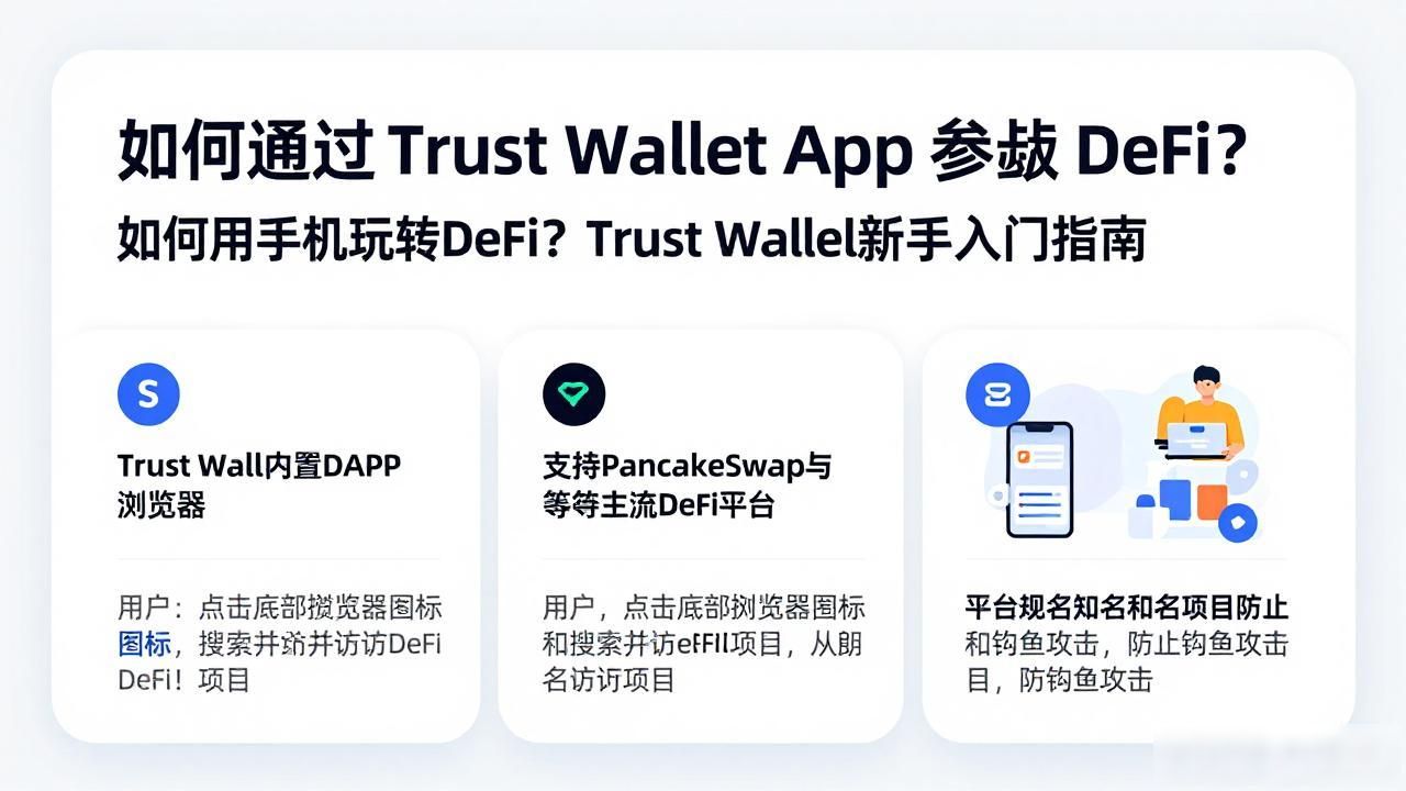 如何通过 Trust Wallet App 参与 DeFi？ 如何用手机玩转DeFi？Trust Wallet新手入门指南