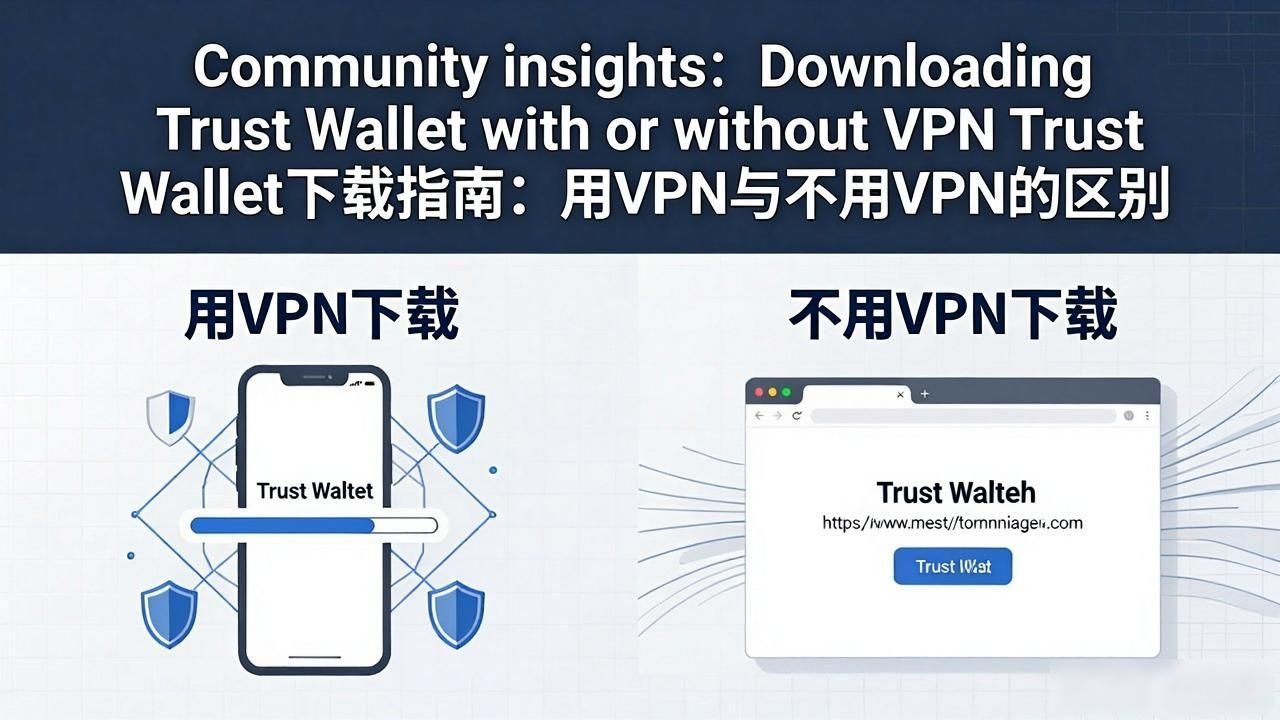 Community insights： Downloading Trust Wallet with or without VPN Trust Wallet下载指南：用VPN与不用VPN的区别