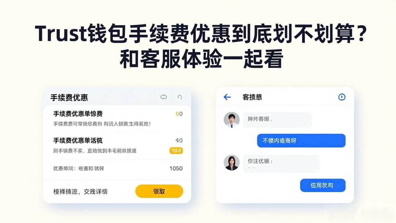 Trust钱包手续费优惠到底划不划算？和客服体验一起看