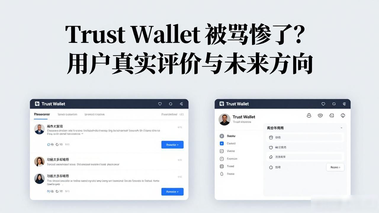 Trust Wallet 被骂惨了？用户真实评价与未来方向