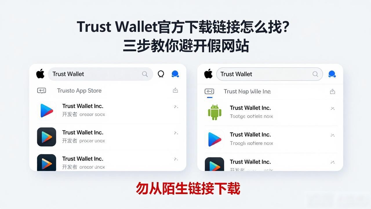 Trust Wallet官方下载链接怎么找？三步教你避开假网站