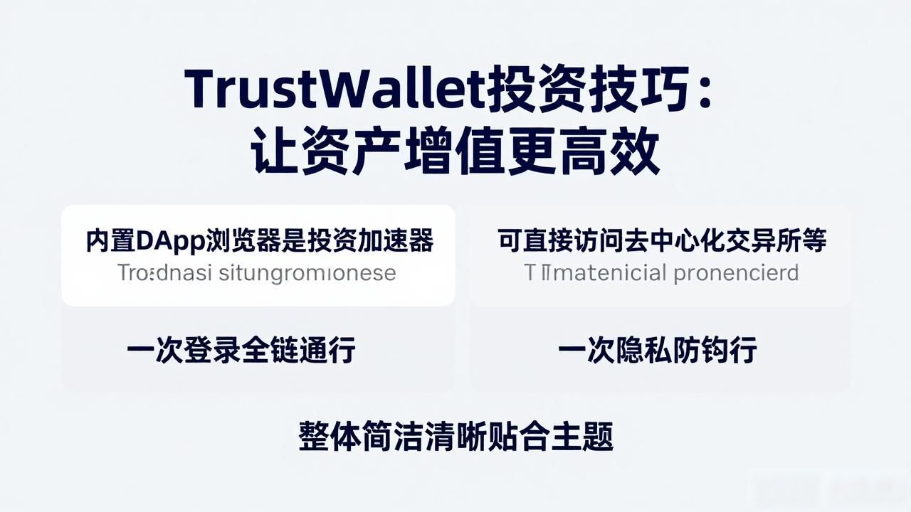 Trust Wallet投资技巧：让资产增值更高效