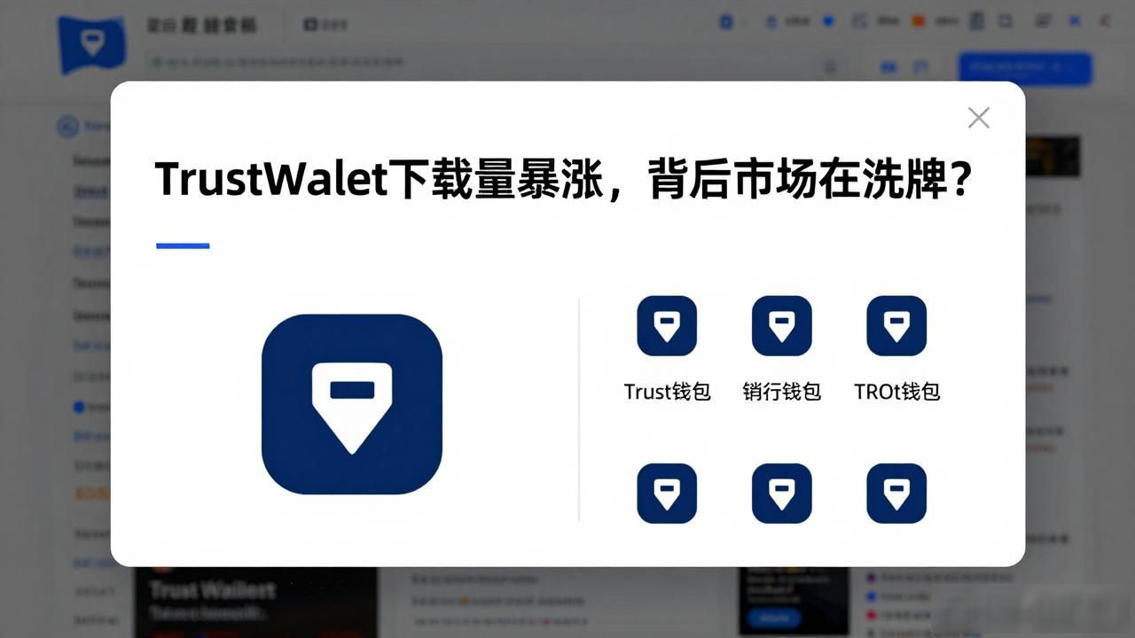 Trust Wallet下载量暴涨，背后市场在洗牌？