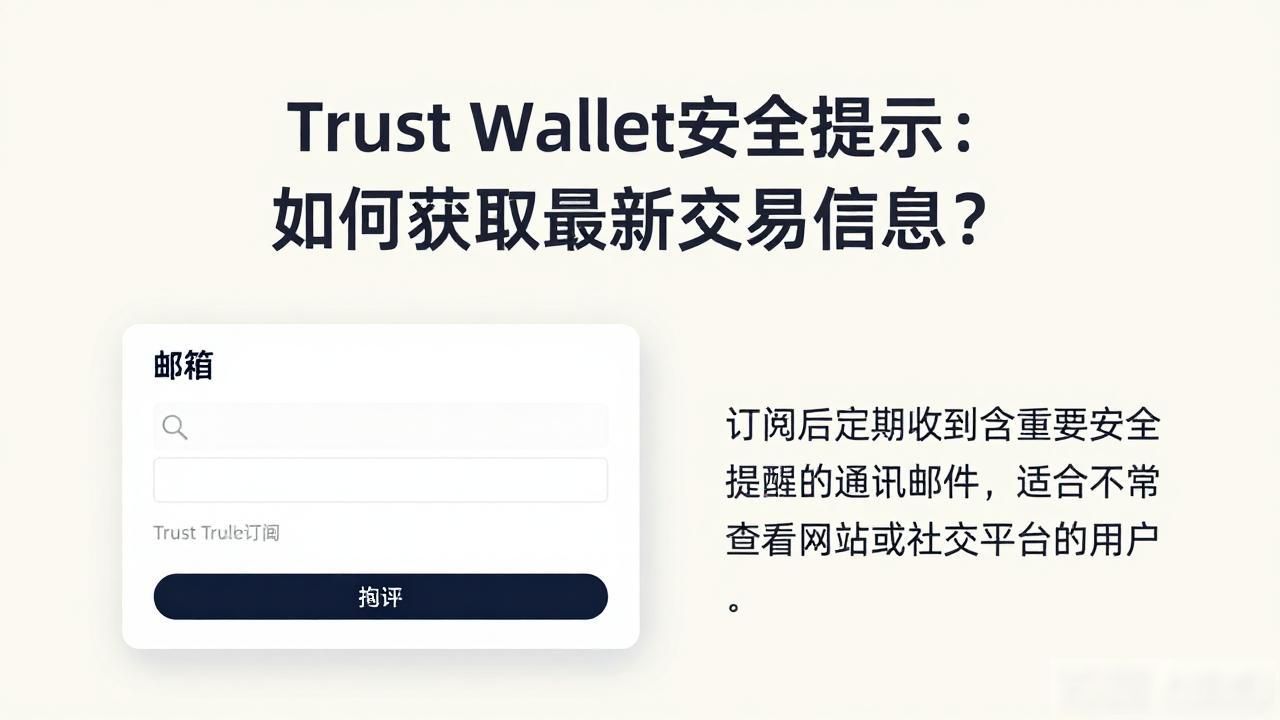 Trust Wallet安全提示：如何获取最新交易信息？