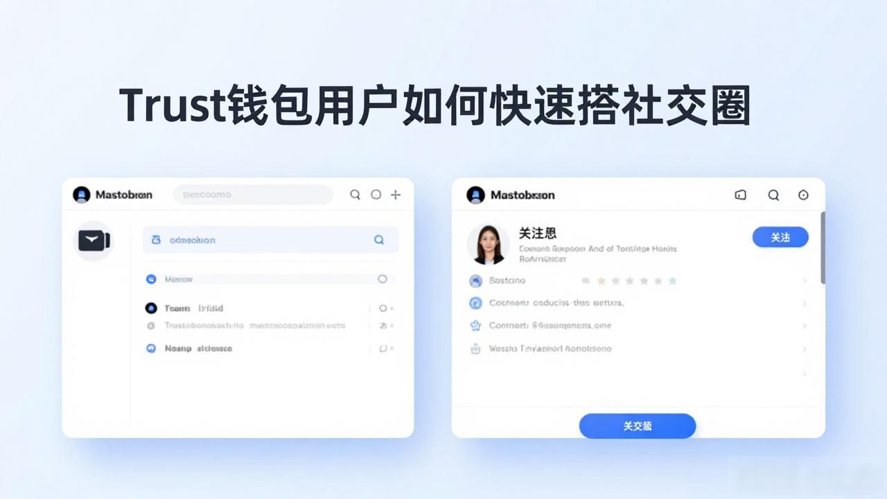 Trust钱包用户如何快速搭建社交圈