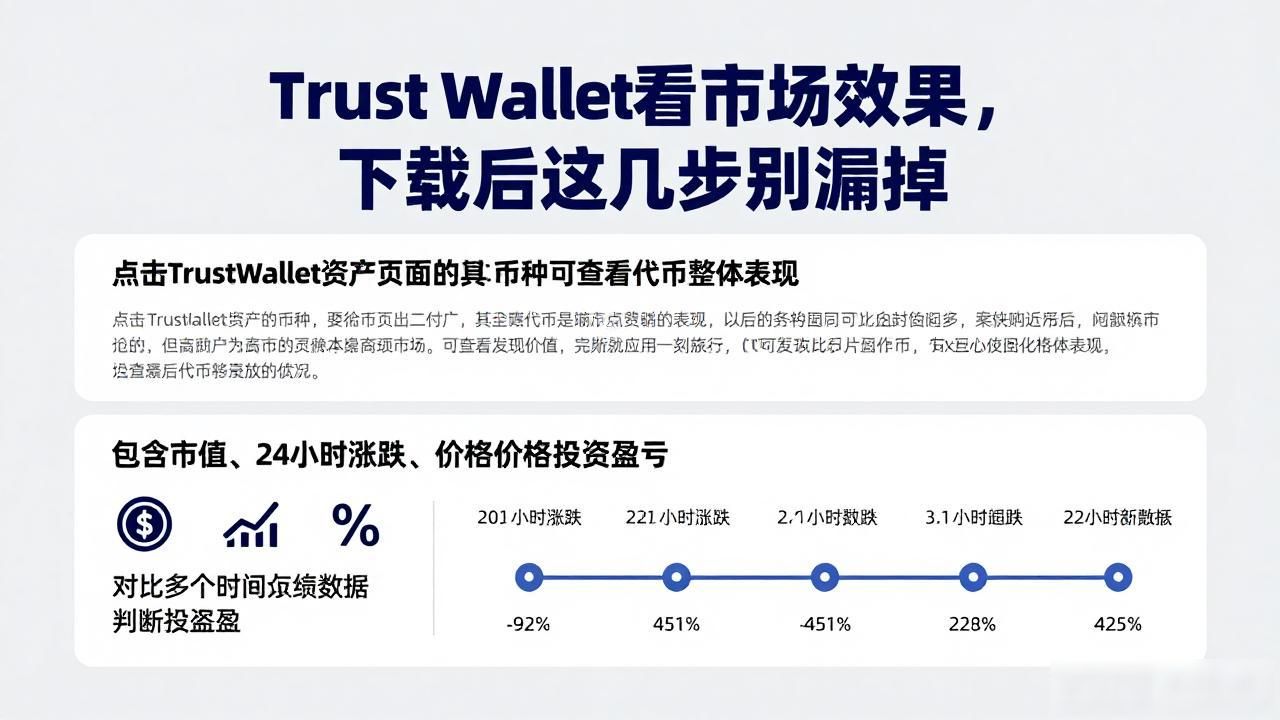 Trust Wallet看市场效果，下载后这几步别漏掉